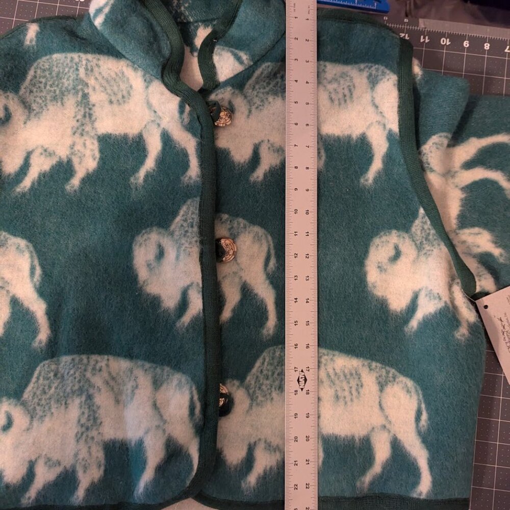 Legacy Collection, Green Buffalo crop jacket, Sz M/L - Picture 6 of 8